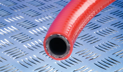 conductive PVC air hose with polyurethane cover